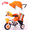 Alibaba en línea al por mayor bebé triciclo nuevo modelo / bicicleta plegable niño triciclo / Mini cliente triciclo para niños en bicicleta